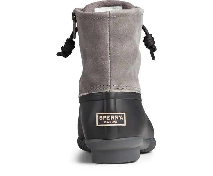 Women Saltwater Duck Boot Grey Sperry Boots Women Saltwater Duck Boot Grey Sperry Boots
