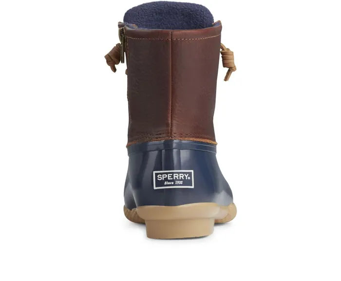 Women Saltwater Duck Boot Tan Navy Sperry Boots Women Saltwater Duck Boot Tan Navy Sperry Boots