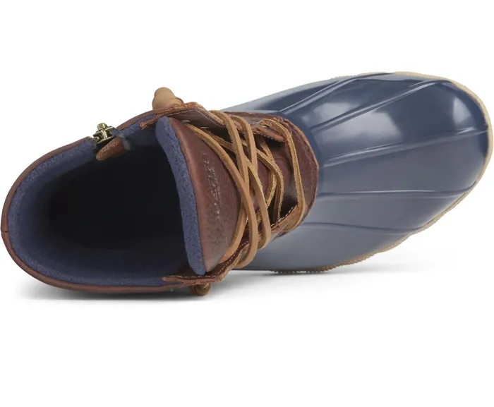 Women Saltwater Duck Boot Tan Navy Sperry Boots Women Saltwater Duck Boot Tan Navy Sperry Boots