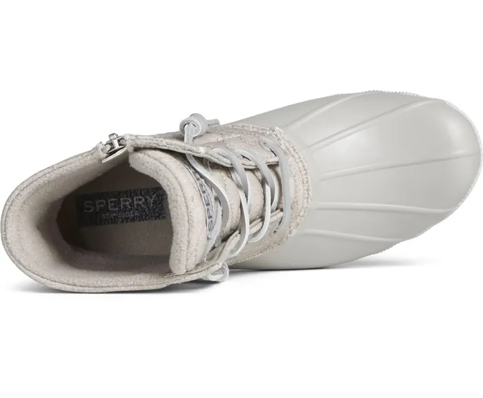 Women Saltwater Jersey Quilt Duck Boot Grey Sperry Boots Women Saltwater Jersey Quilt Duck Boot Grey Sperry Boots