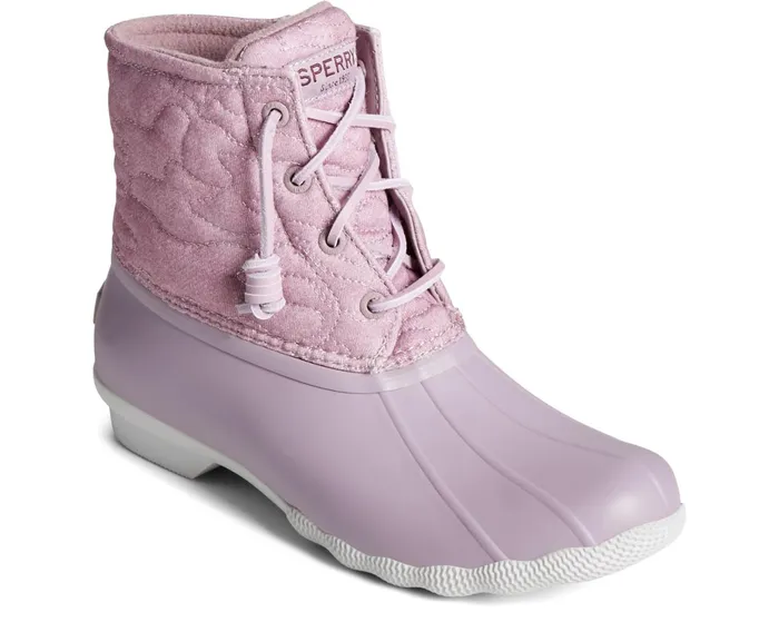 Women Saltwater Jersey Quilt Duck Boot Lavendar Sperry Rain and Duck Boots Women Saltwater Jersey Quilt Duck Boot Lavendar Sperry Rain and Duck Boots