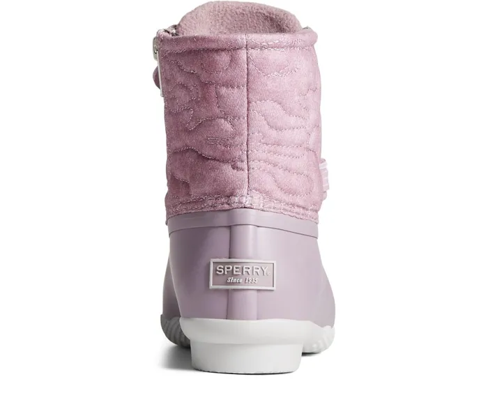 Women Saltwater Jersey Quilt Duck Boot Lavendar Sperry Rain and Duck Boots Women Saltwater Jersey Quilt Duck Boot Lavendar Sperry Rain and Duck Boots