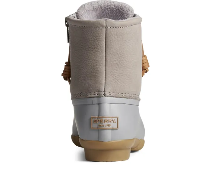 Women Saltwater Mainsail Leather Duck Boot Grey Sperry Rain and Duck Boots Women Saltwater Mainsail Leather Duck Boot Grey Sperry Rain and Duck Boots