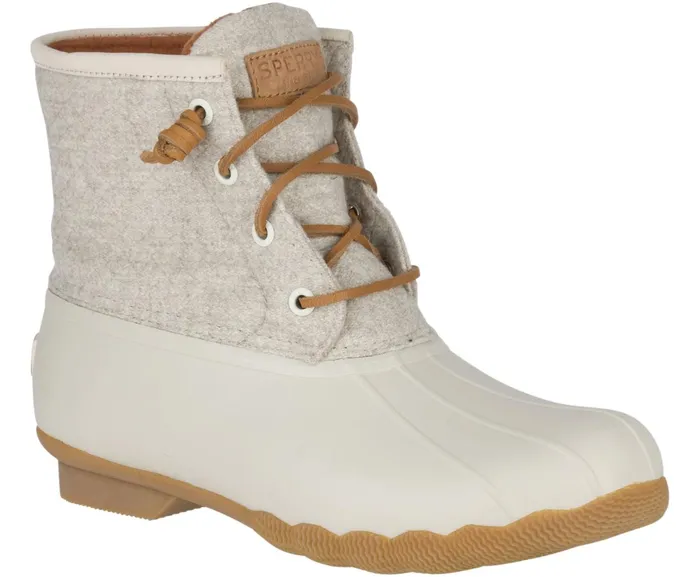 Women Saltwater Wool Embossed Duck Boot W Thinsulate Oat Sperry Boots Women Saltwater Wool Embossed Duck Boot W Thinsulate Oat Sperry Boots