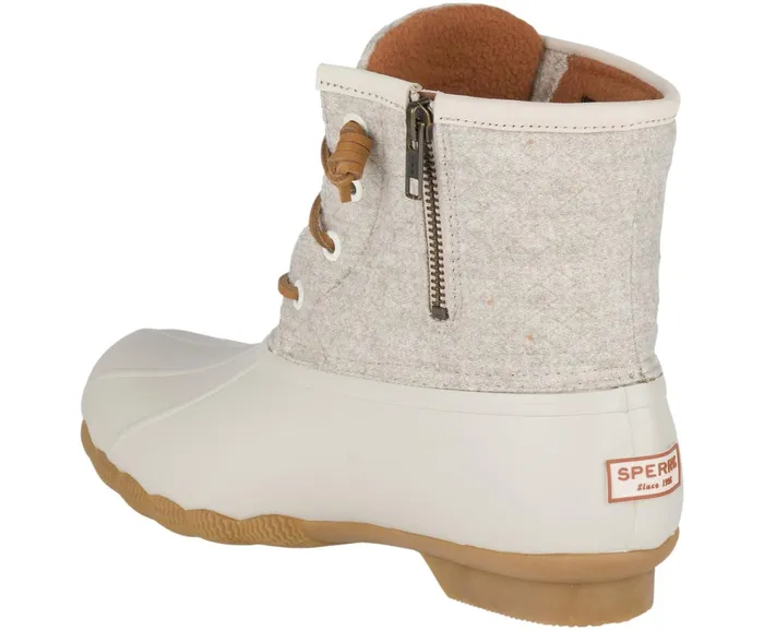 Women Saltwater Wool Embossed Duck Boot W Thinsulate Oat Sperry Boots Women Saltwater Wool Embossed Duck Boot W Thinsulate Oat Sperry Boots