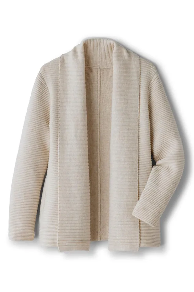 Women Sandria Cardigan Oatmeal Heather Soft Surroundings Tops Women Sandria Cardigan Oatmeal Heather Soft Surroundings Tops