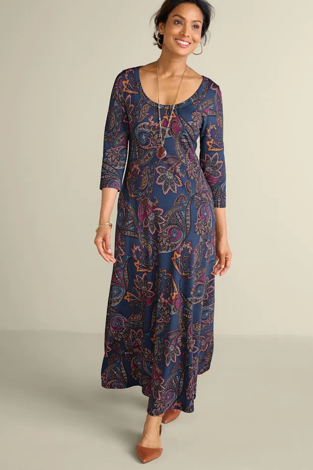 Women Santiago 34 Sleeve Dress Rumba Red Soft Surroundings Dresses