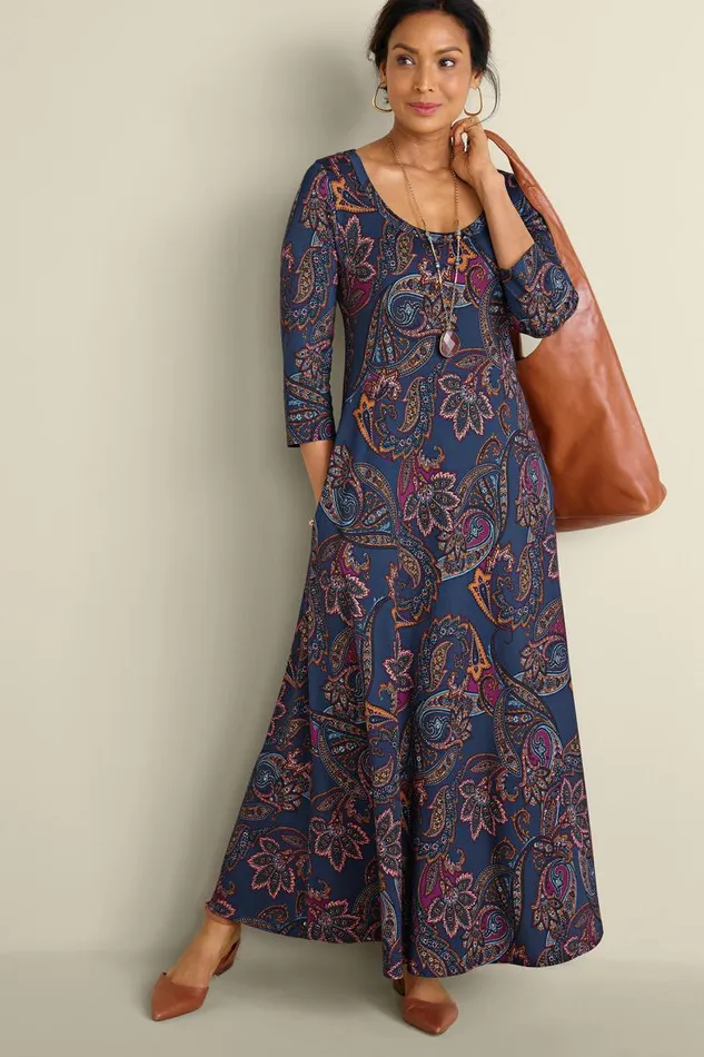 Women Santiago 34 Sleeve Dress Rumba Red Soft Surroundings Dresses Women Santiago 34 Sleeve Dress Rumba Red Soft Surroundings Dresses
