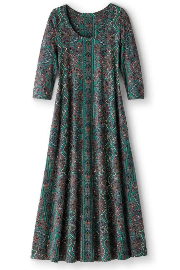 Women Santiago 34 Sleeve Dress Rumba Red Soft Surroundings Dresses Women Santiago 34 Sleeve Dress Rumba Red Soft Surroundings Dresses