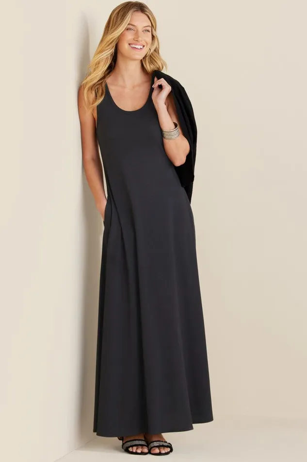 Women Santiago Dress Black Soft Surroundings Dresses Women Santiago Dress Black Soft Surroundings Dresses