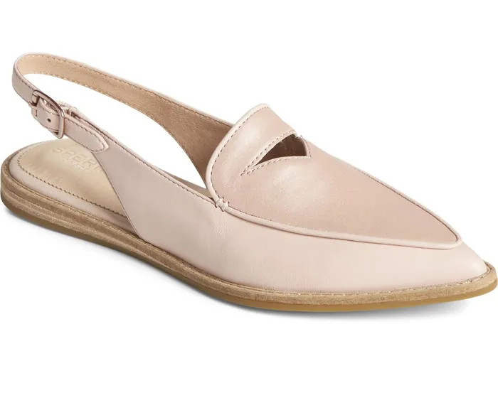 Women Saybrook Pearlized Slingback Rose Sperry Flats and Loafers Women Saybrook Pearlized Slingback Rose Sperry Flats and Loafers