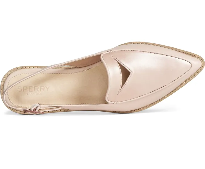 Women Saybrook Pearlized Slingback Rose Sperry Flats and Loafers Women Saybrook Pearlized Slingback Rose Sperry Flats and Loafers