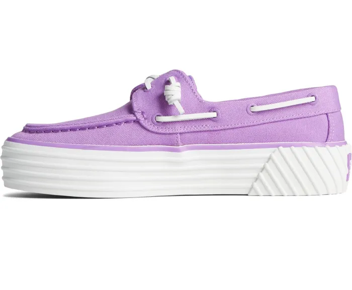 Women SeaCycled Bahama 20 Platform Sneaker Purple Sperry Sneakers Women SeaCycled Bahama 20 Platform Sneaker Purple Sperry Sneakers