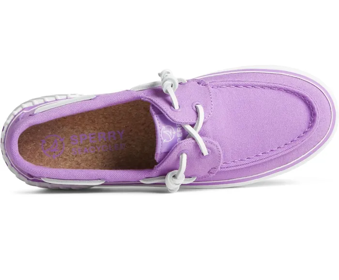 Women SeaCycled Bahama 20 Platform Sneaker Purple Sperry Sneakers Women SeaCycled Bahama 20 Platform Sneaker Purple Sperry Sneakers
