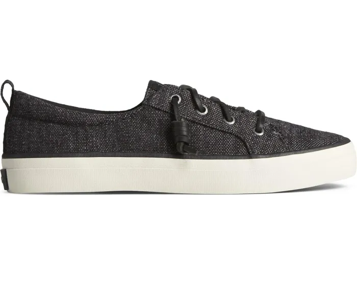 Women SeaCycled Crest Vibe Baja Sneaker Black Sperry Sneakers