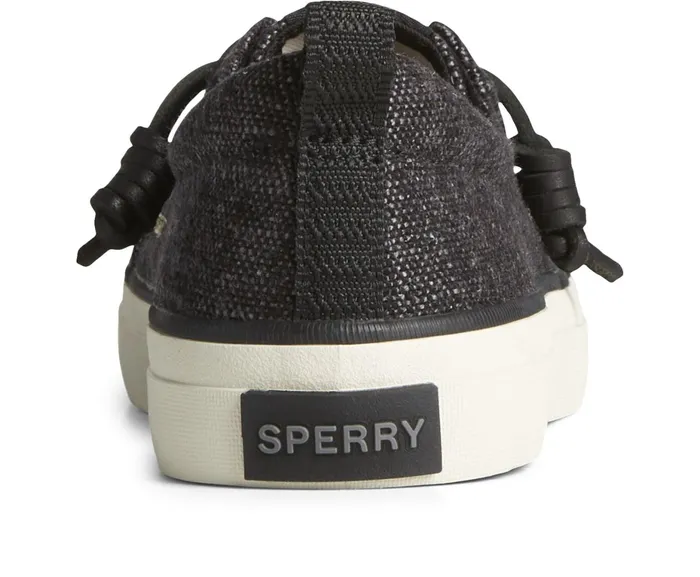 Women SeaCycled Crest Vibe Baja Sneaker Black Sperry Sneakers Women SeaCycled Crest Vibe Baja Sneaker Black Sperry Sneakers
