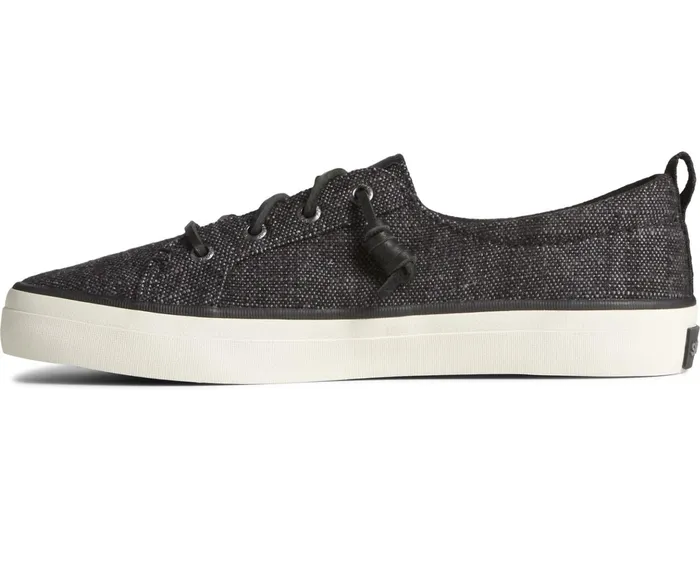 Women SeaCycled Crest Vibe Baja Sneaker Black Sperry Sneakers Women SeaCycled Crest Vibe Baja Sneaker Black Sperry Sneakers