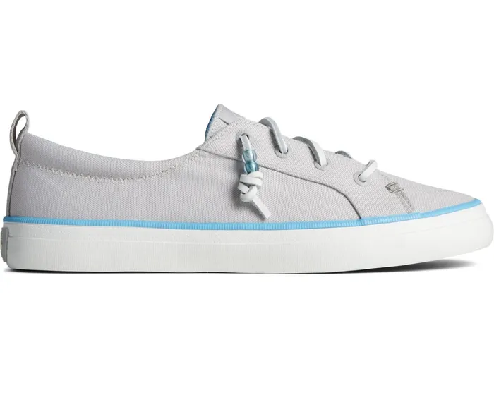 Women SeaCycled Crest Vibe Beaded Sneaker Grey Sperry Sneakers