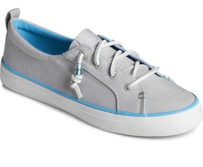 Women SeaCycled Crest Vibe Beaded Sneaker Grey Sperry Sneakers Women SeaCycled Crest Vibe Beaded Sneaker Grey Sperry Sneakers
