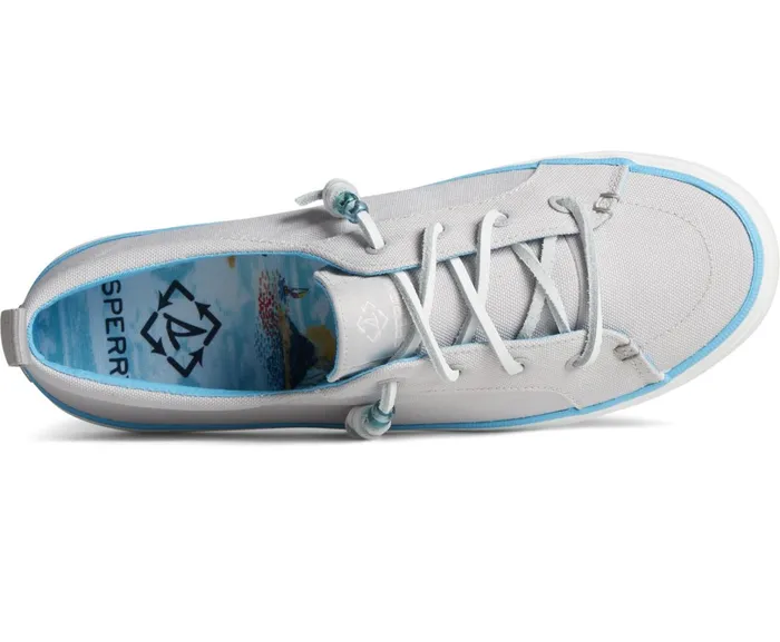 Women SeaCycled Crest Vibe Beaded Sneaker Grey Sperry Sneakers Women SeaCycled Crest Vibe Beaded Sneaker Grey Sperry Sneakers
