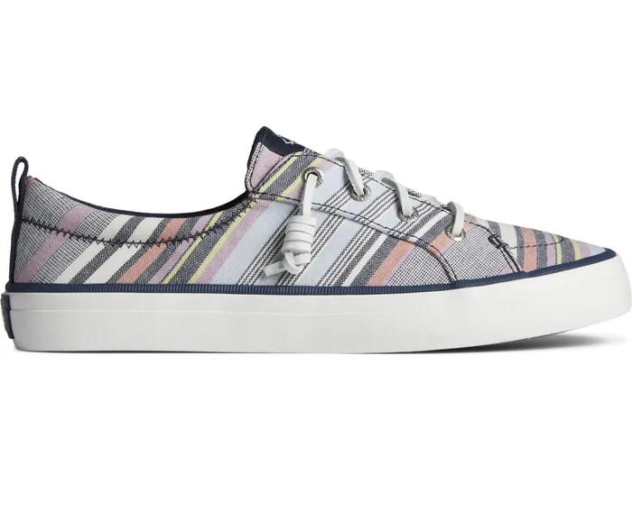 Women SeaCycled Crest Vibe Chambray Stripes Sneaker Navy Sperry Sneakers