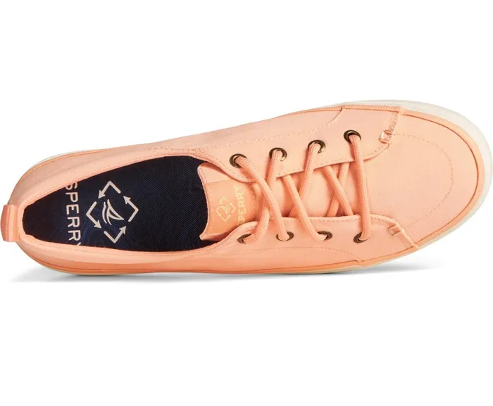 Women SeaCycled Crest Vibe Pastel Sneaker Peach Sperry Sneakers Women SeaCycled Crest Vibe Pastel Sneaker Peach Sperry Sneakers