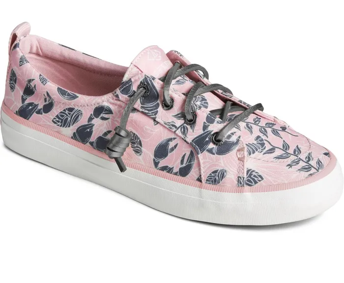 Women SeaCycled Crest Vibe Resort Sneaker Pink Multi Sperry Sneakers Women SeaCycled Crest Vibe Resort Sneaker Pink Multi Sperry Sneakers