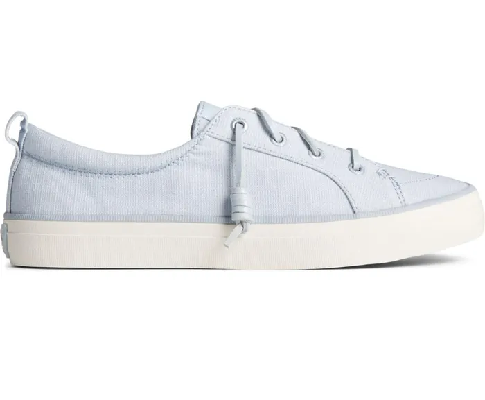 Women SeaCycled Crest Vibe Shimmer Sneaker Light Blue Sperry Sneakers
