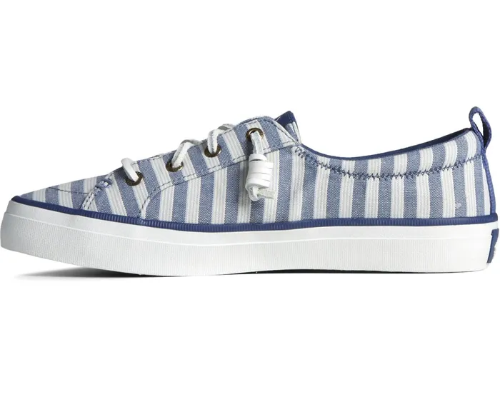 Women SeaCycled Crest Vibe Striped Textile Sneaker Navy Sperry Sneakers Women SeaCycled Crest Vibe Striped Textile Sneaker Navy Sperry Sneakers