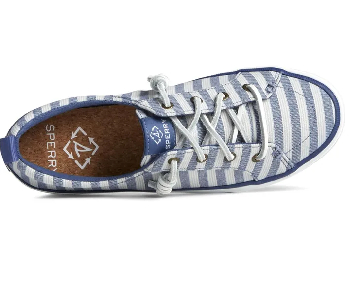 Women SeaCycled Crest Vibe Striped Textile Sneaker Navy Sperry Sneakers Women SeaCycled Crest Vibe Striped Textile Sneaker Navy Sperry Sneakers