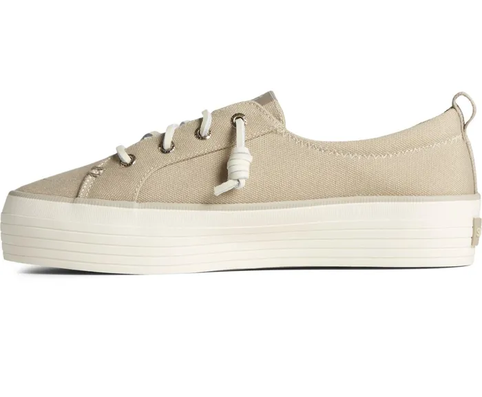 Women SeaCycled Crest Vibe Textile Platform Sneaker Brown Sperry Sneakers Women SeaCycled Crest Vibe Textile Platform Sneaker Brown Sperry Sneakers