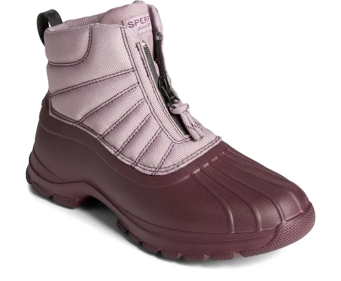 Women SeaCycled Duck Float Zip Up Boot Lavender Sperry Boots