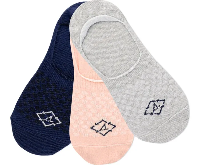 Women SeaCycled Mesh Sneaker 3Pack Sock White Sperry Socks and Liners