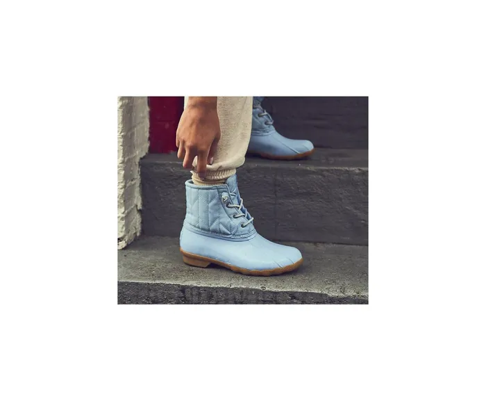 Women SeaCycled Saltwater Nylon Duck Boot Green Sperry Boots Women SeaCycled Saltwater Nylon Duck Boot Green Sperry Boots