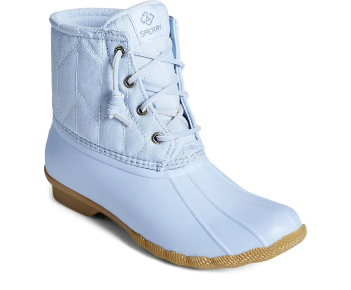 Women SeaCycled Saltwater Nylon Duck Boot Light Blue Sperry Boots Women SeaCycled Saltwater Nylon Duck Boot Light Blue Sperry Boots