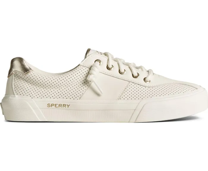 Women SeaCycled Soletide Racy Metallic Sneaker Ivory Sperry Sneakers