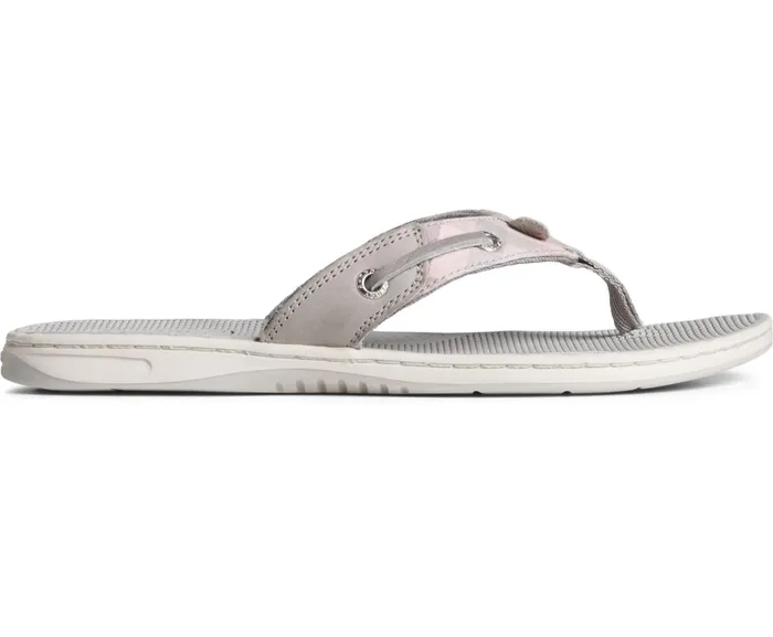 Women Seafish Gingham Sandal Grey Sperry Sandals