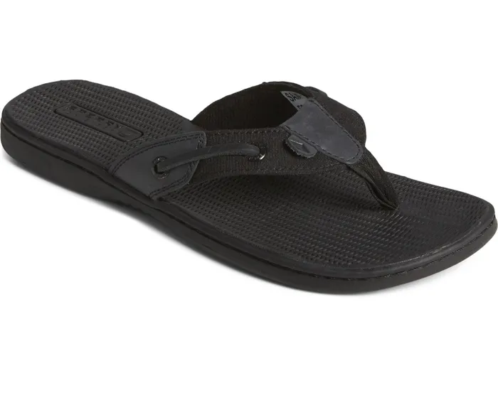 Women Seafish Sparkle Flip Flop Black Sperry Sandals Women Seafish Sparkle Flip Flop Black Sperry Sandals