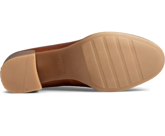 Women Seaport Penny Heel Leather Loafer Tan Sperry Flats and Loafers Women Seaport Penny Heel Leather Loafer Tan Sperry Flats and Loafers