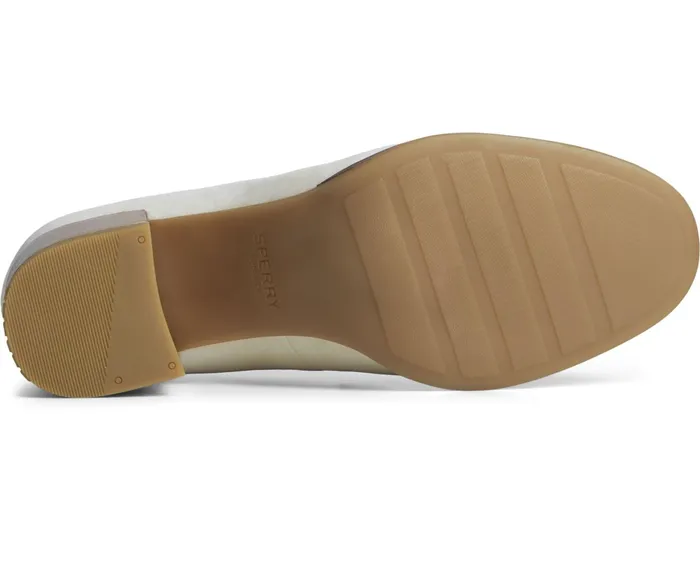 Women Seaport Penny Heel Loafer Ivory Sperry Flats and Loafers Women Seaport Penny Heel Loafer Ivory Sperry Flats and Loafers