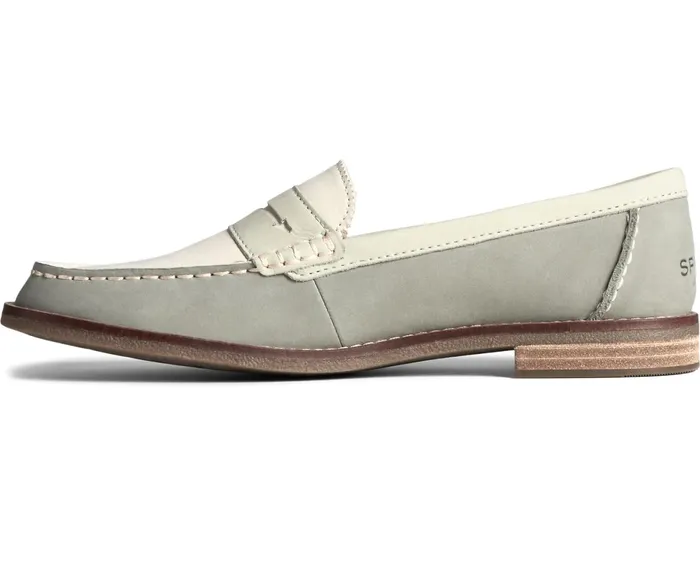 Women Seaport TriTone Penny Loafer Green Sperry Flats and Loafers Women Seaport TriTone Penny Loafer Green Sperry Flats and Loafers