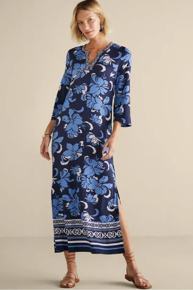 Women Sedona Maxi Dress Menara Bloom Blue White Soft Surroundings Dresses Women Sedona Maxi Dress Menara Bloom Blue White Soft Surroundings Dresses