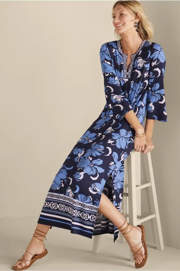 Women Sedona Maxi Dress Menara Bloom Blue White Soft Surroundings Dresses Women Sedona Maxi Dress Menara Bloom Blue White Soft Surroundings Dresses