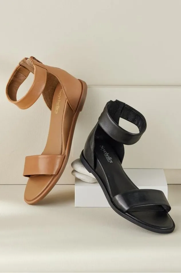 Women Seychelles Honeysuckle Sandal Black Soft Surroundings Shoes