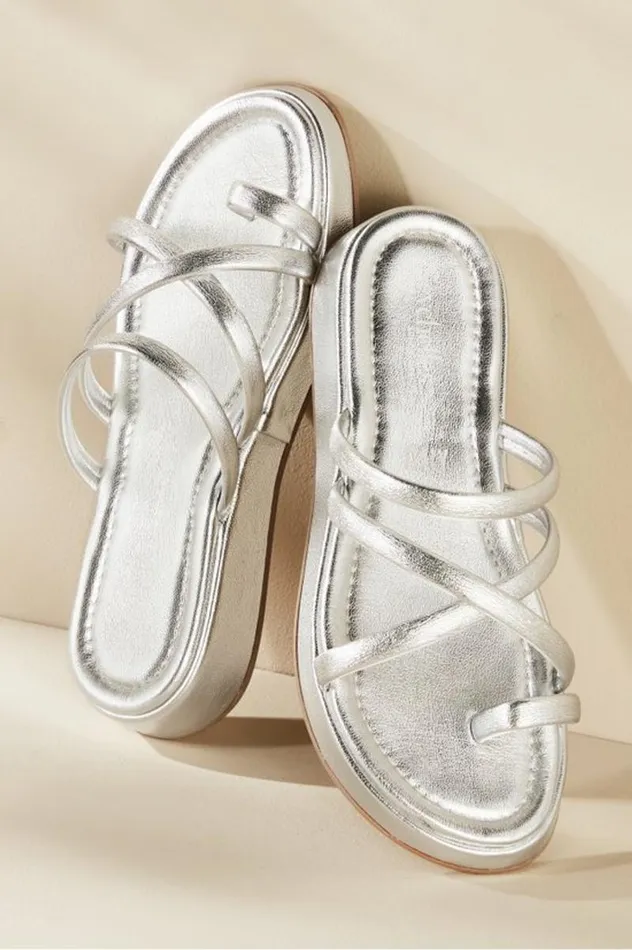 Women Seychelles Rule The World Strappy Slide Silver Soft Surroundings Shoes Women Seychelles Rule The World Strappy Slide Silver Soft Surroundings Shoes