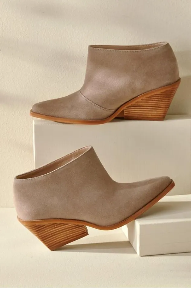 Women Seychelles Sedona Seamed Bootie Stone Grey Soft Surroundings Shoes