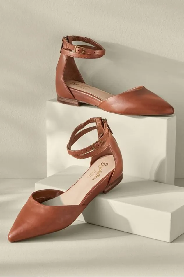 Women Seychelles What A Girl Wants Zip Flats Tan Soft Surroundings Shoes