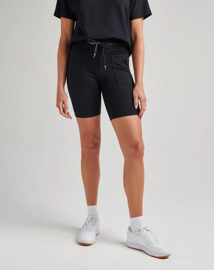 Women Shorts TravisMathew ATHENS PONTE SHORT Black