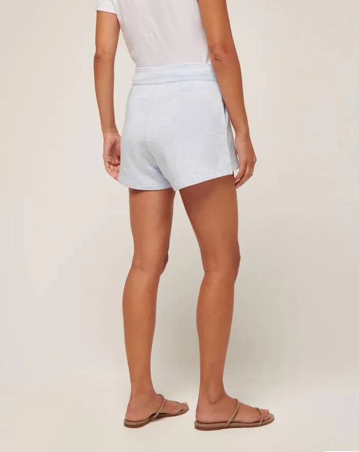 Women Shorts TravisMathew CLOUD TERRY SHORT Heather Kentucky Blue