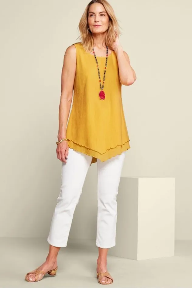 Women Siesta Key Tank Sunkist Coral Soft Surroundings Tops Women Siesta Key Tank Sunkist Coral Soft Surroundings Tops